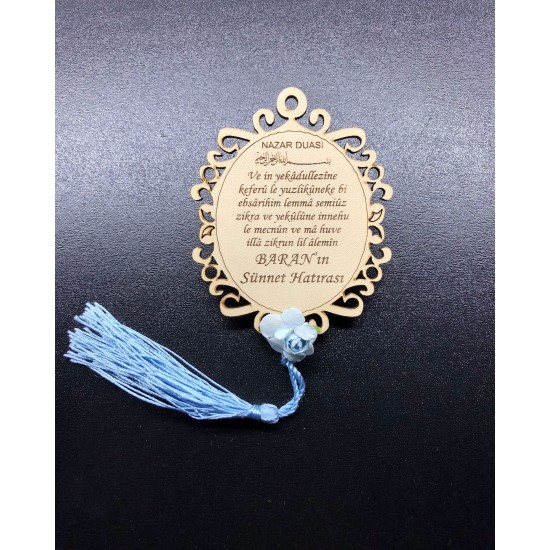 Ahşap Nazar Dualı Magnet 2