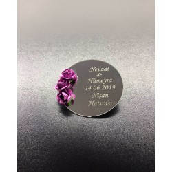 Pleksi Yuvarlak Magnet