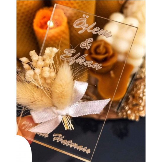 Şeffaf Pleksi Magnet