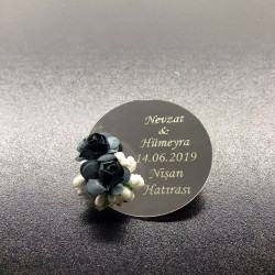 Pleksi Yuvarlak Magnet