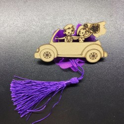 Ahşap Araba Magnet 
