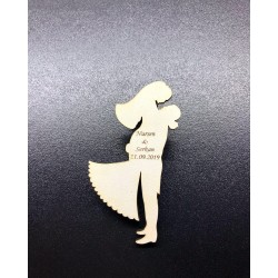 Ahşap Gelin-Damat Magnet 2