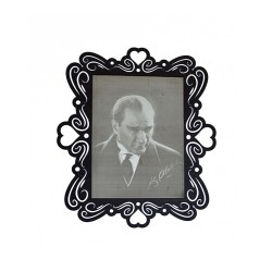 Çerçeveli Ahşap Kazıma Tablo