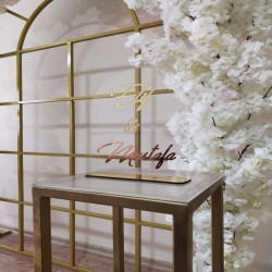 Şeffaf Masa Süsü 1 (İsimlik)
